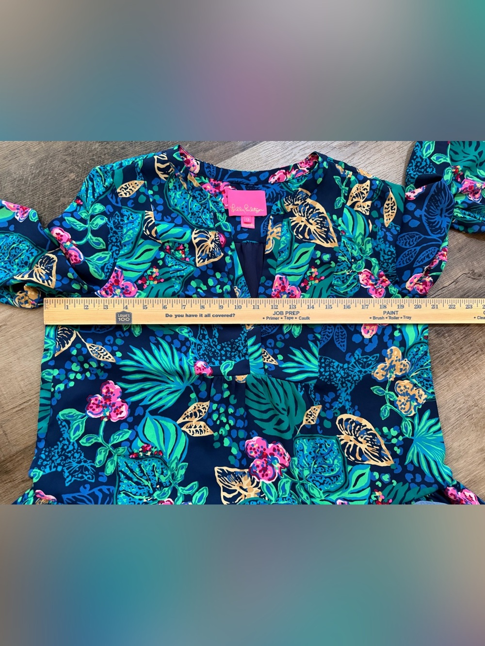 Lilly Pulitzer Gabriel Size 12
Tunic Dress Low Tide Navy Life Of The Party - Picture 14 of 16